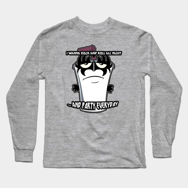 Master Shake Demon Long Sleeve T-Shirt by rodmarck